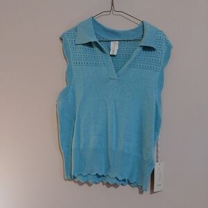 Joie cotton blend knit  top nwt size M